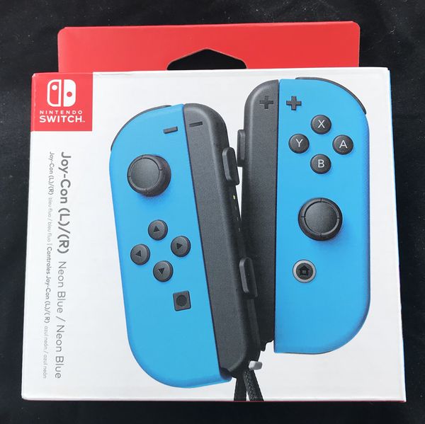 Joy Con L R Neon Blue For Nintendo Switch Brand New Sealed For Sale In Puyallup Wa Offerup