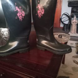 Women's Size 6 Polo Rain Boots