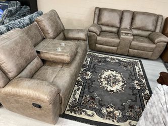RECLINER SET DROP DOWN TABLE