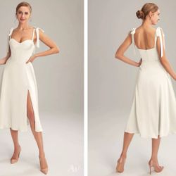 all size white dress