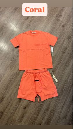 Coral Shirt & Short Set