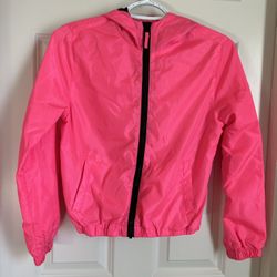 Lined Raincoat - Size 12 Youth - Fuschia Color