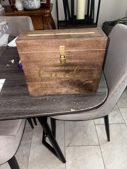 Wedding Gift Cards Box With Lock & Key