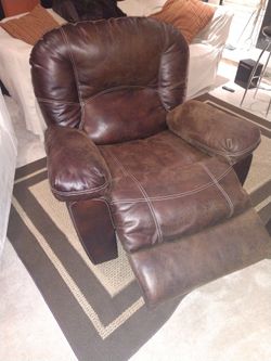 Brown Leather Recliner