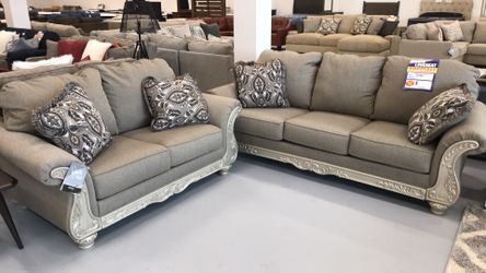 Ashley sofa love seat set -firm price