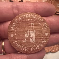 Drink Tokens for Wedding