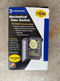 INTERMATIC® SPST T101M 120 V Mechanical Time Switch