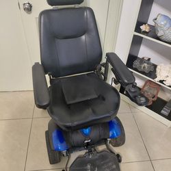 Tartan power chair