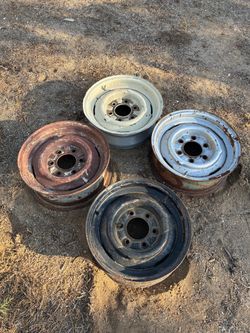 Chevy GM 15 inch 6 lug rims