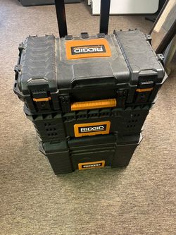 RIDGID 3-Piece Modular Tool Box Set