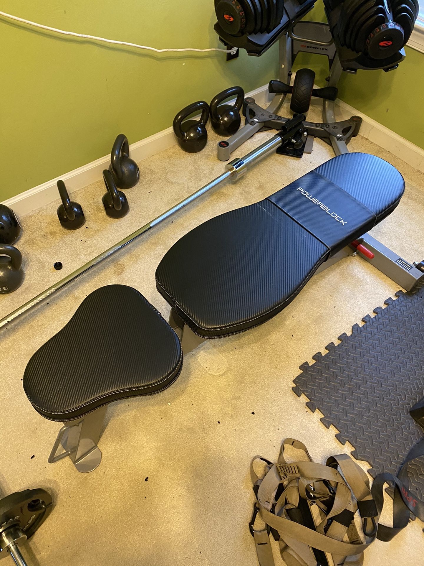 Power block sport / weight bench (6 position bench)