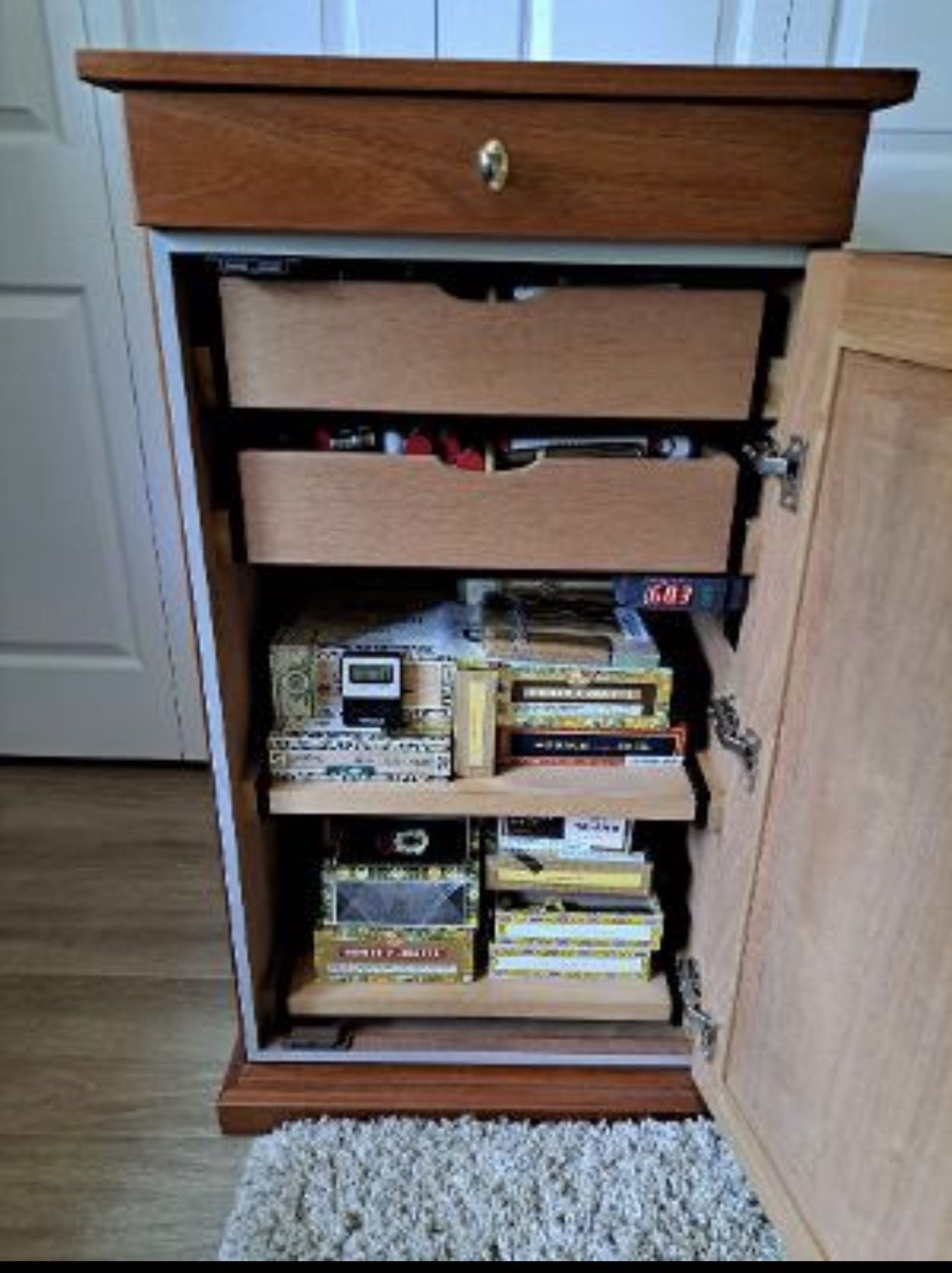 2 Large Humidors Hold Over 3,000 Cigars