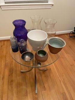 Flower pot/base collection lot of vases/planters. REDUCED