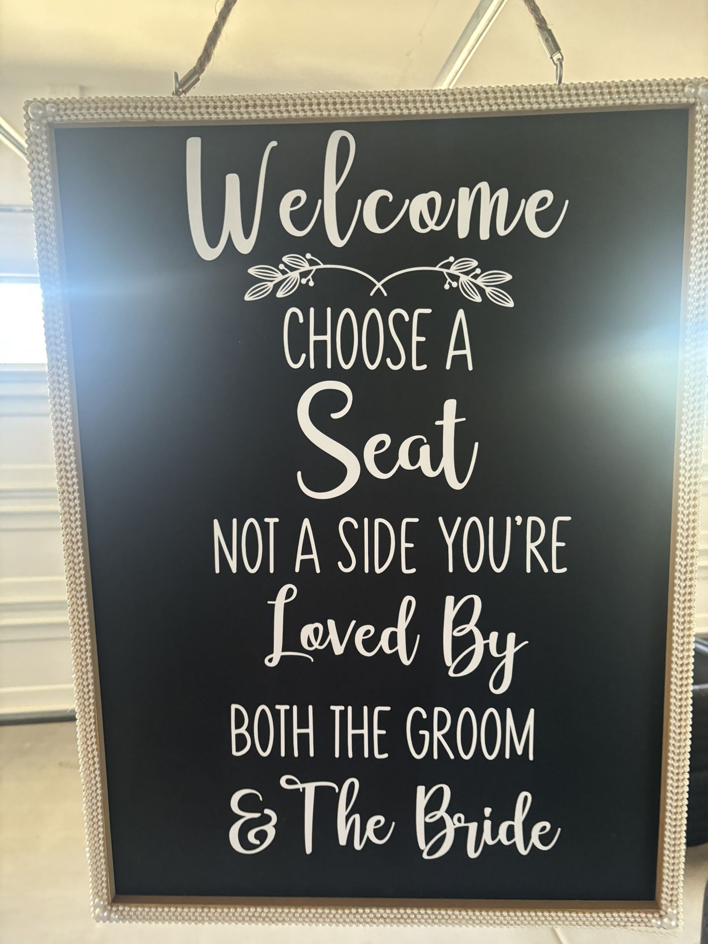 Wedding Seating Sign