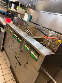 PITCO 3 unit fryer