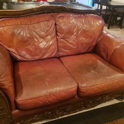 Couch, Love Seat,  Set Of Tables Colorful Chair