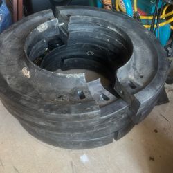 17” RUN FLATS. 4 Set Piece With Hardware