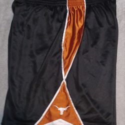 Men's Size 2XL Shorts Nike Texas Longhorns Black Orange Manning 