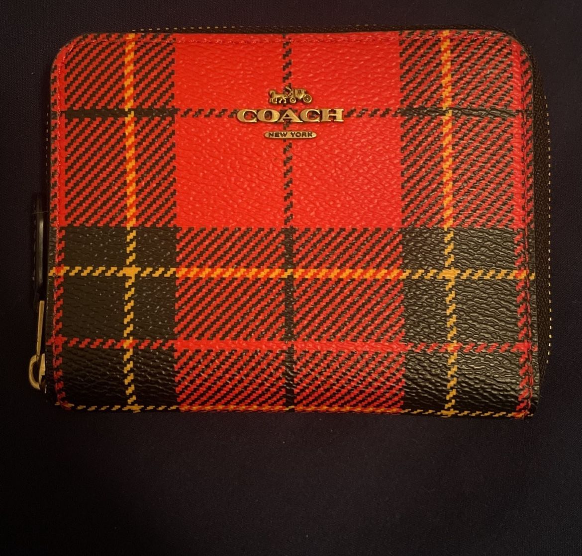 Black/Red Coach Wallet