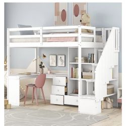 Twin Loft Bed With Desk