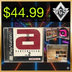 *VINTAGE* Namco Museum Vol. 2 — PlayStation 1 — 1996