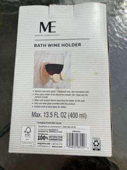 Modern Expressions Bath Wine Holder