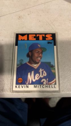 1986 Topps Kevin Mitchell Mets Baseball Card