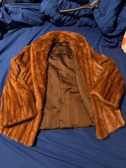 Brown Mink Fur Coat