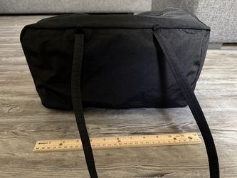 BAGGU Large Nylon Bowler Bag – Black
