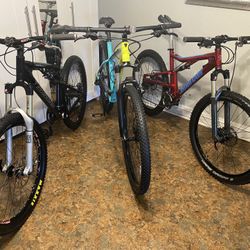 2 Mountain Bikes 