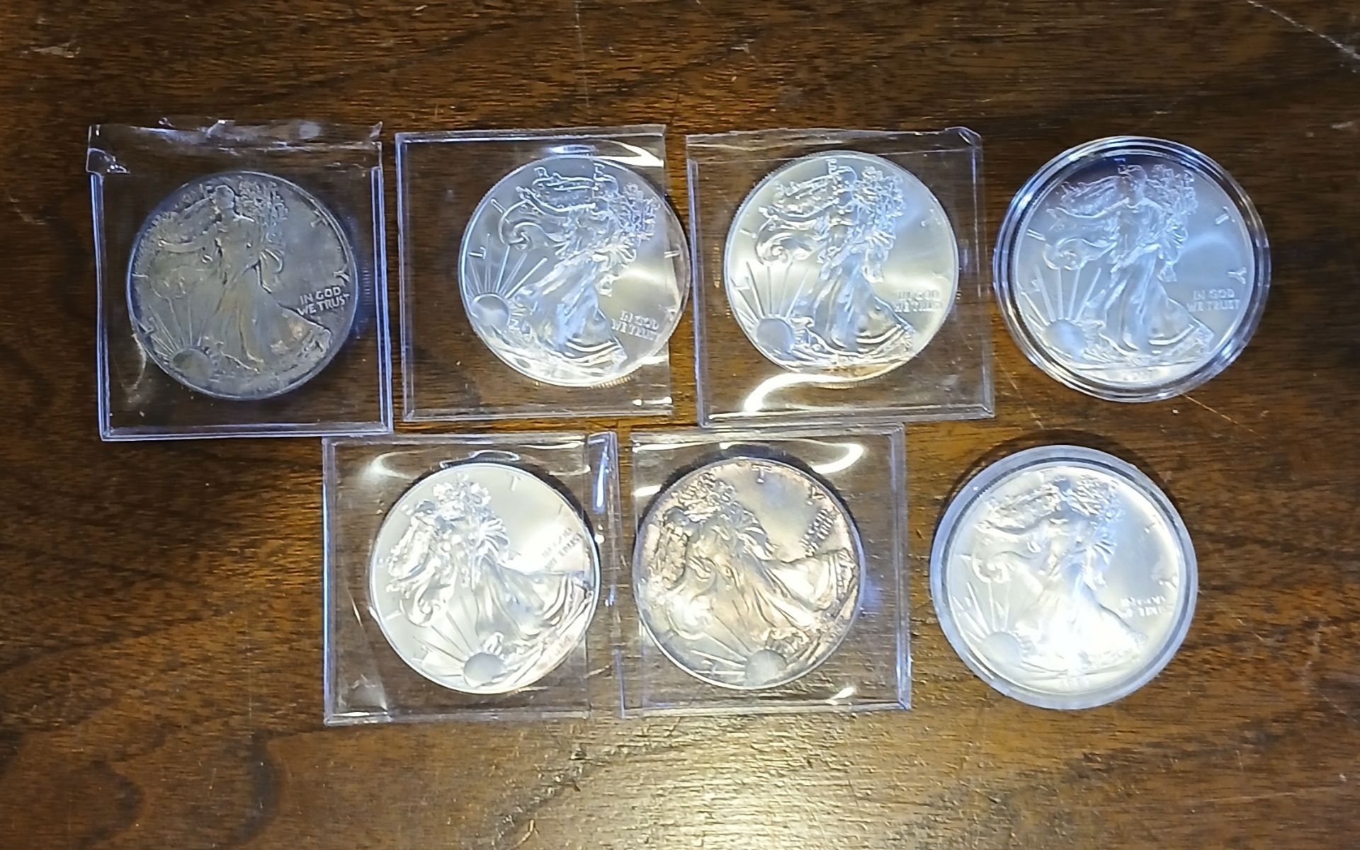 One Ounce Silver Eagles