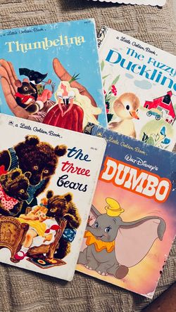 Vintage 1970s/80s A Little Golden Book Set of 4 Books