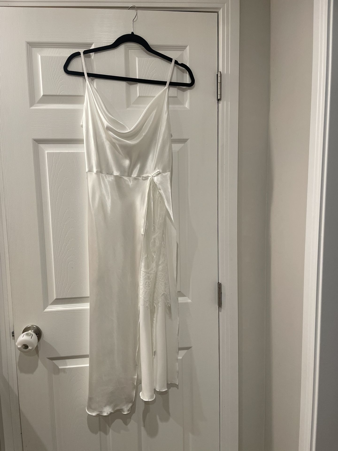 Elegant White Lingerie Dress