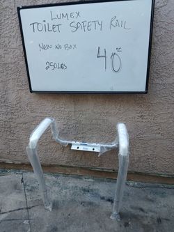 Toilet  safety  rail