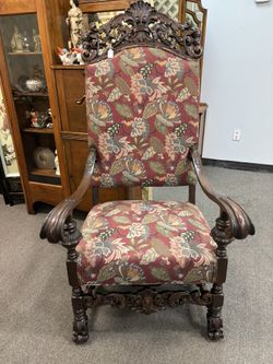 19th Century Throne Chair