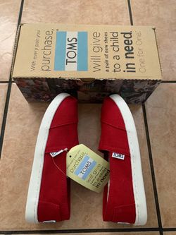 TOMS Slip-on , each pair $25