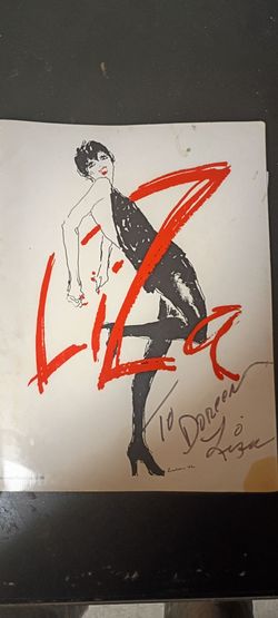 Liza Minnelli Signed Show Program London 1992