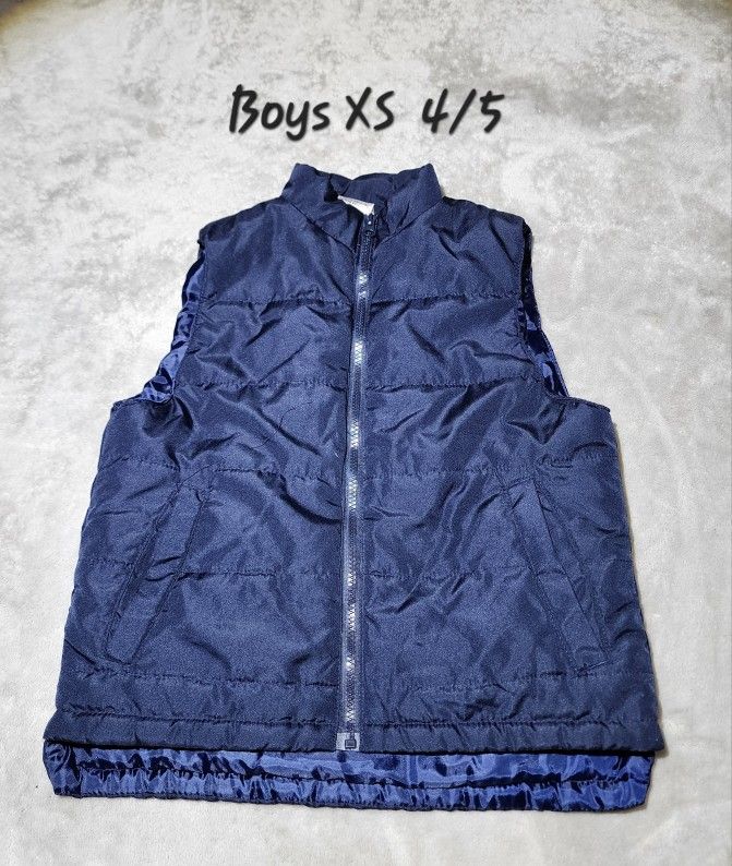 Athletic Works boys puffer vest XS 4/5