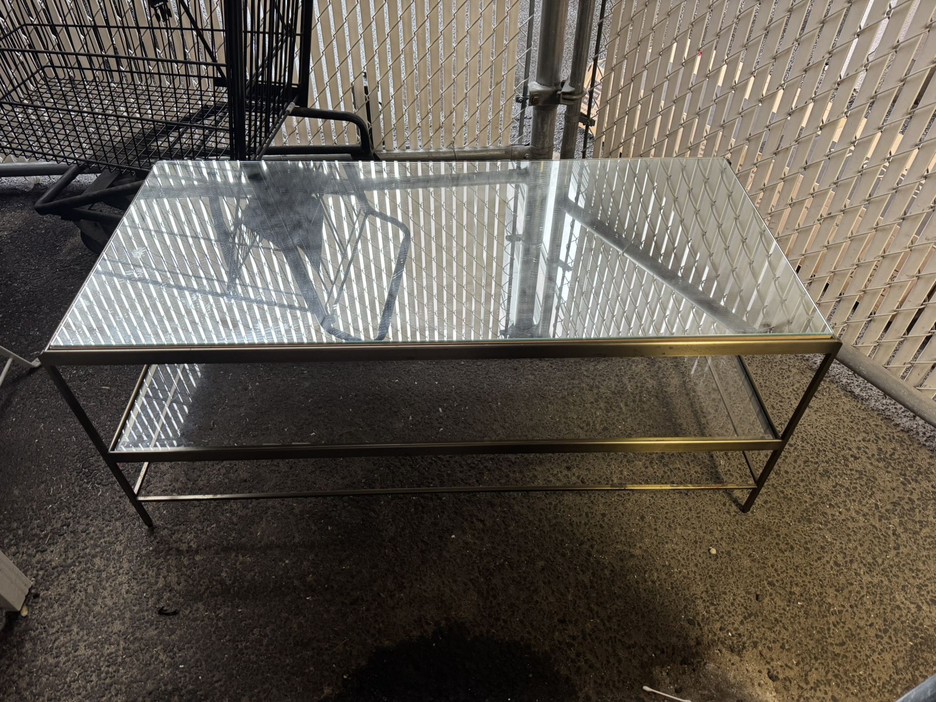 Glass Top Coffee Table