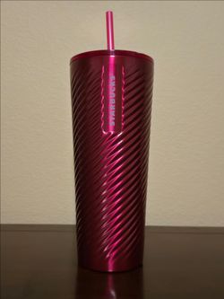 Starbucks Pink Swirl Tumbler (24oz)