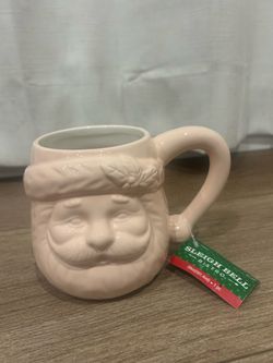 Christmas Santa pink cup $15 OBO