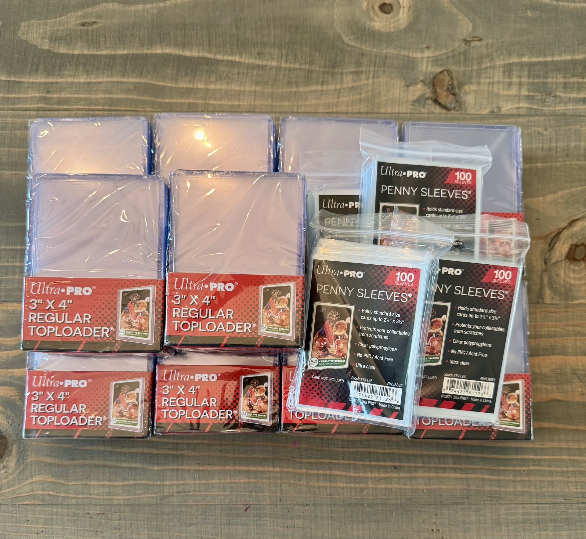 Ultro Pro Top Loaders & Penny Sleeves For Cards