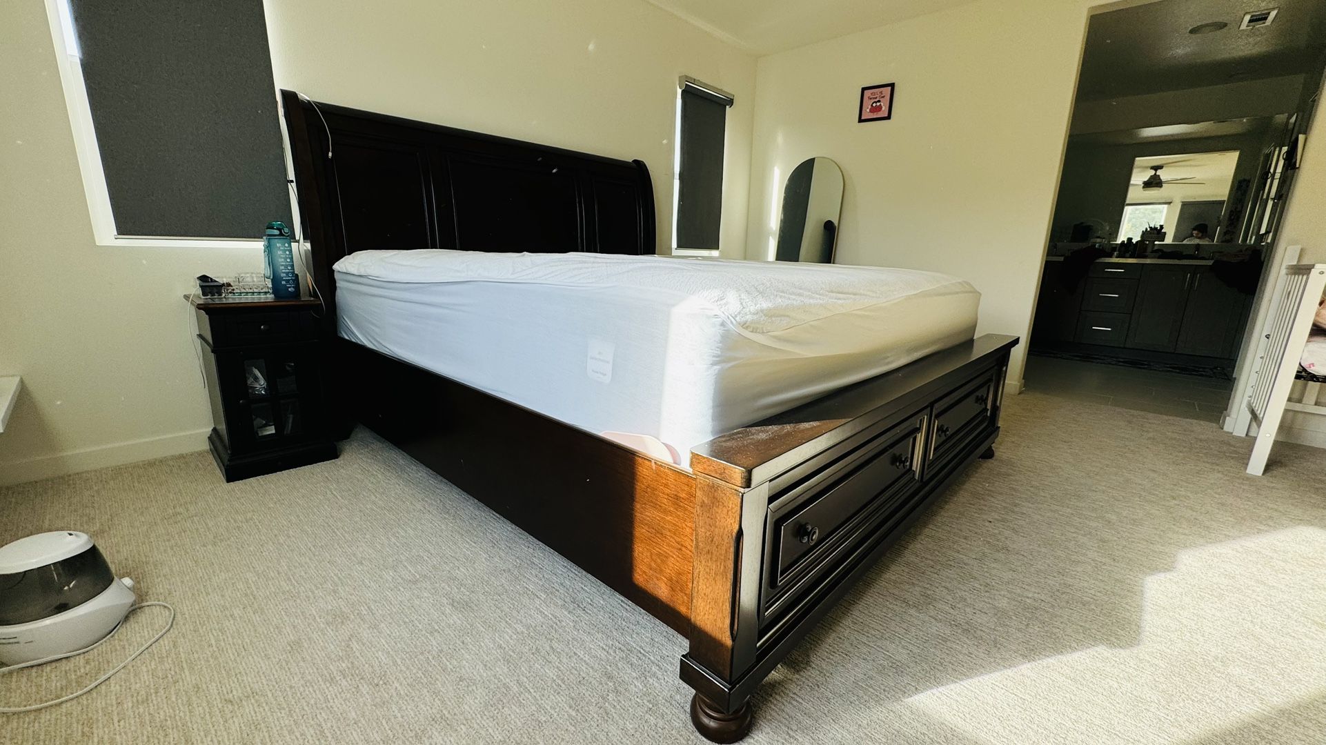 For Sale: Bed Frame with Mattress - Excellent Condition!