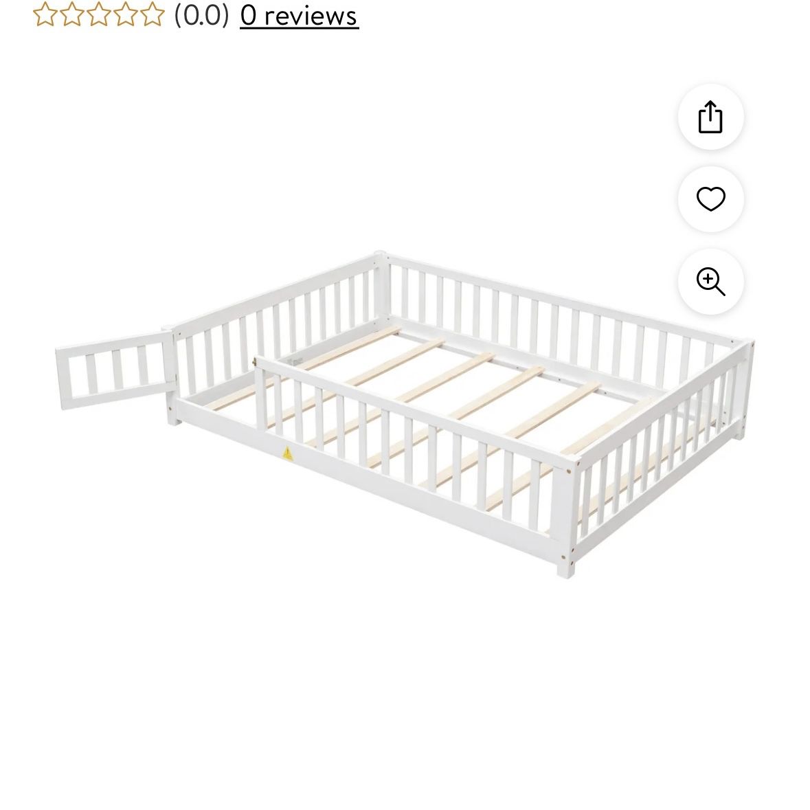 Two!! Full Size Montessori Floor Bed for Toddler