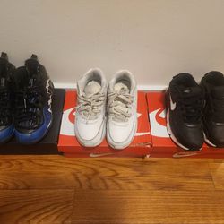 6 Pairs Of Kids Sneakers/Boots Size 1Y