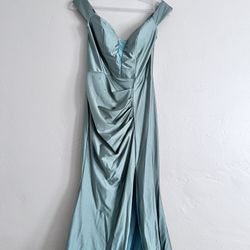 Sage green Mermaid Dress