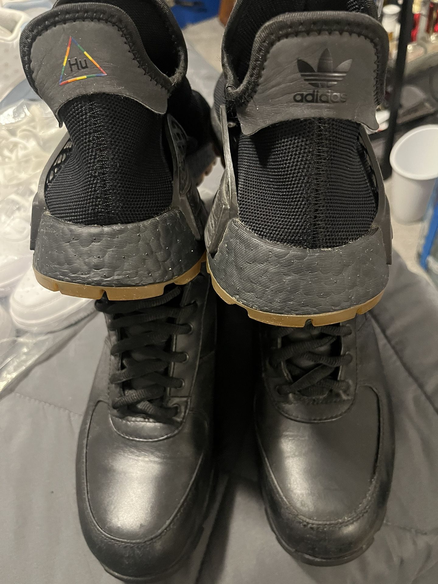 Black Size 10 Nike’s Boots $100/$95..) (Black/Green Nike’s 10.5 $65) Black Adidas Size10 $65) Used In Good Condition!!