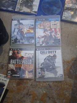 PlayStation 3 (PS3) 4-Game Bundle Lot - Battlefield, BioShock, COD