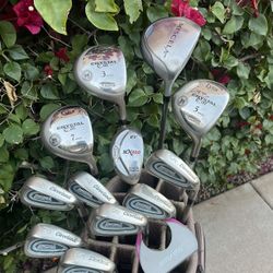 Women’s Golf club Set With A Golf Bag - TaylorMade, Cleveland, 