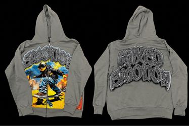MIXED EMOTIONS ZIP UP SIZE M